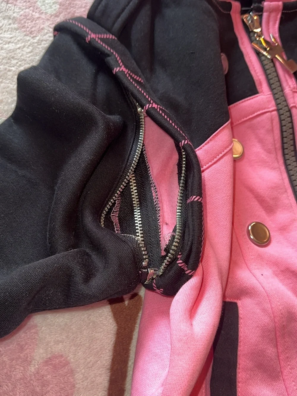 Disney Kingdom Hearts Kairi Girls Convertible Hoodie Cosplay
